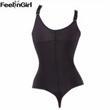 Women Tummy Control Underbust Slimming Body Shaper Underwear Shapewear Latex Waist Trainer Cincher Firm Bodysuits Trainer