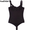 Women Tummy Control Underbust Slimming Body Shaper Underwear Shapewear Latex Waist Trainer Cincher Firm Bodysuits Trainer