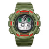 Waterproof Luminous display Mens LED Digital Date Alarm Waterproof Rubber Sports Army Watch Wristwatch Water Resistant #YYW