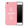 Letters Printed Cases For iphone 7 / 6 / 6S / Plus