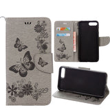 Leather Flip Case For iPhone Models