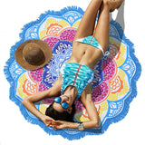 Lotus Geometric Beach Towel