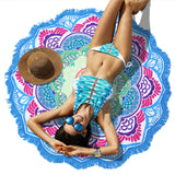 Lotus Geometric Beach Towel
