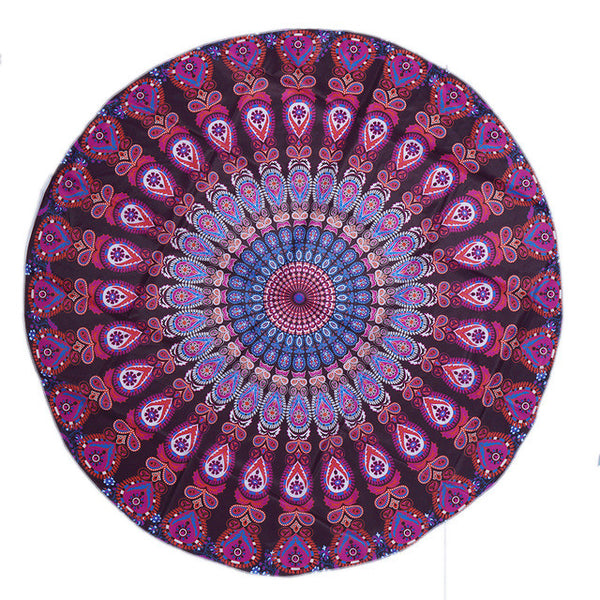 23 Style Round Beach Towel Table Cloth 150cm Adults Bath Towel Jacquard Tablecloth Mandala Drop Shipping - ilovealma