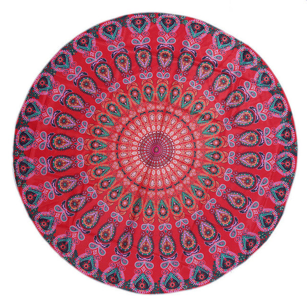 23 Style Round Beach Towel Table Cloth 150cm Adults Bath Towel Jacquard Tablecloth Mandala Drop Shipping - ilovealma