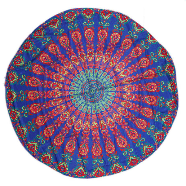 23 Style Round Beach Towel Table Cloth 150cm Adults Bath Towel Jacquard Tablecloth Mandala Drop Shipping - ilovealma