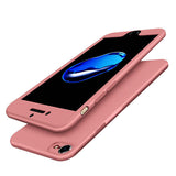 2017 New 360 Case Full Body Protection Capa For fundas iPhone 6 6S Plus Phone Cases Ultra thin Hard PC Front Capa Soft TPU Cover - ilovealma