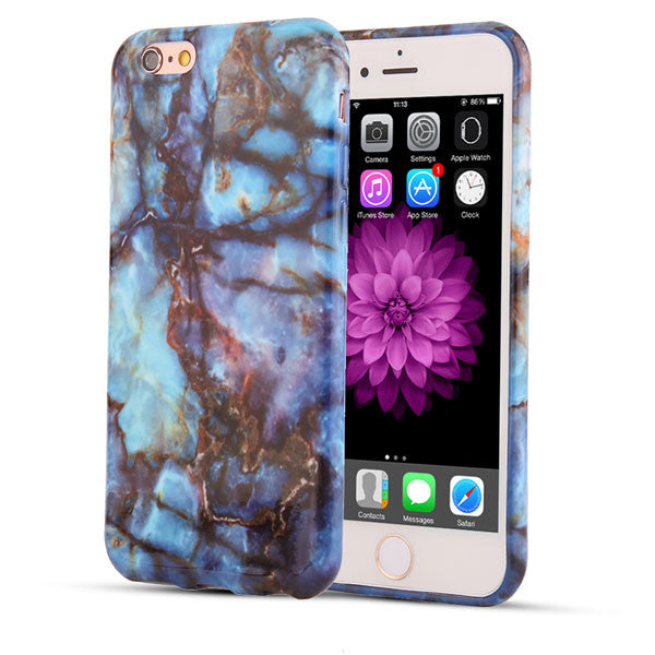 6 6s Hot Selling Fashion Marble Stone Back Cover Soft TPU Phone Case for iPhone 5 5s SE 6 6S / Plus Coque Ultra thin Smooth Case - ilovealma