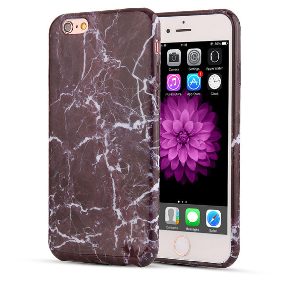 6 6s Hot Selling Fashion Marble Stone Back Cover Soft TPU Phone Case for iPhone 5 5s SE 6 6S / Plus Coque Ultra thin Smooth Case - ilovealma