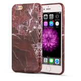 6 6s Hot Selling Fashion Marble Stone Back Cover Soft TPU Phone Case for iPhone 5 5s SE 6 6S / Plus Coque Ultra thin Smooth Case - ilovealma