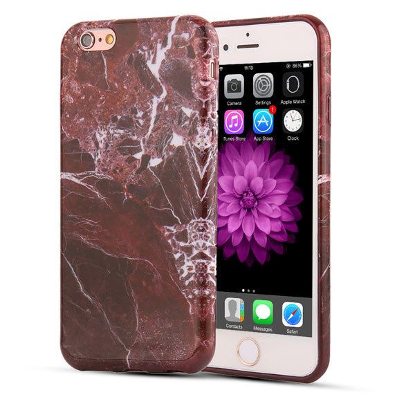 6 6s Hot Selling Fashion Marble Stone Back Cover Soft TPU Phone Case for iPhone 5 5s SE 6 6S / Plus Coque Ultra thin Smooth Case - ilovealma