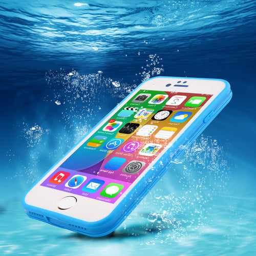 Waterproof Schookproof Case For Iphone 7 7 Plus Armor Luxury Hybrid Rubber Soft Silicon TPU Touch Phone Cases Back Cover Funda