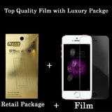 6s HD Clear Premium Tempered Glass Screen Protector for Iphone 5 5s SE 6 6s Plus Toughened Protective Film + Phone Case package - ilovealma