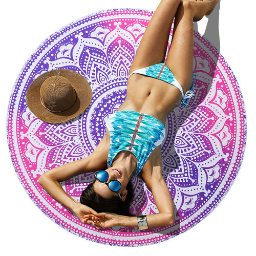 Indian Bohemian Mandalas tablecloth Totem Lotus Wall Hanging Sandy Beach Towels Yoga Mat Blanket Camping Mattress Sleeping Pad