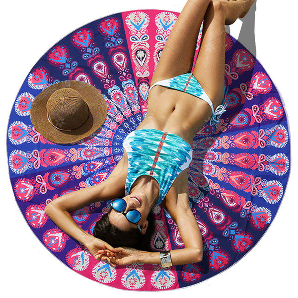 Indian Bohemian Mandalas tablecloth Totem Lotus Wall Hanging Sandy Beach Towels Yoga Mat Blanket Camping Mattress Sleeping Pad