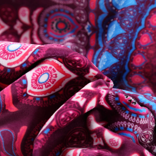 2016 NEW High Quality Plush Material Large Mandala Floor Pillows Round Bohemian Meditation Cushion Cover Ottoman Pouf - ilovealma