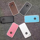 2 in 1 Shockproof 360 Full Body Phone Cases For iphone 7 6 6S Plus Funda Fashion Soft TPU Silicone Case + Splice Colorful Cover - ilovealma