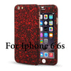 3D Stars 360 Case For iPhone 5 5s SE 6 6S 7 Plus Ultra Slim Hard Frosted Full Body Cover Coverage Of 360 Degree Clear Glass Film - ilovealma