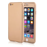 6 6s 7 Plus 360 Case Full Body Coque Phone Cases for iPhone 5 5s SE 6 6S 7 Plus Hard PC Protective Cover Free Clear Screen Film - ilovealma