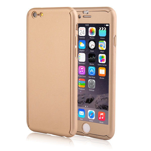 6 6s 7 Plus 360 Case Full Body Coque Phone Cases for iPhone 5 5s SE 6 6S 7 Plus Hard PC Protective Cover Free Clear Screen Film - ilovealma