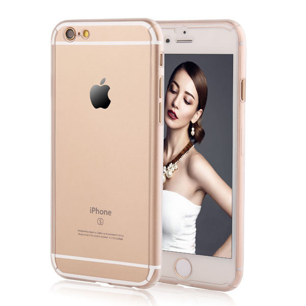 6 6s 7 Plus 360 Case Full Body Coque Phone Cases for iPhone 5 5s SE 6 6S 7 Plus Hard PC Protective Cover Free Clear Screen Film - ilovealma