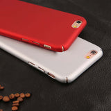6 6s Top Quality Ultra thin Painted Armor Case For Iphone 5 5s SE 6 6s Plus Funda Hard PC Slim Back Cover Full Body Proterctor - ilovealma