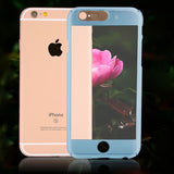 6 6s Led Flash Light Phone Cases For iphone 5 5s SE 6 6s Plus Armor Case Hard PC Clear 360 Full Body Protective Back Cover Funda - ilovealma
