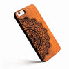6 s Retro Nature Embossed Wood Phone Cases For iPhone 5 5s SE 6 6s Plus Funda Novel Carving Wooden Case PC Cover Hard Shell Capa - ilovealma