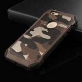 6s 2 in 1 Army Camouflage Phone Cases For iphone 4 4s 5 5s SE 6 6s Plus Armor Case Fashion Hybrid Hard PC + Soft TPU Cover Funda - ilovealma