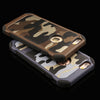 6s 2 in 1 Army Camouflage Phone Cases For iphone 4 4s 5 5s SE 6 6s Plus Armor Case Fashion Hybrid Hard PC + Soft TPU Cover Funda - ilovealma