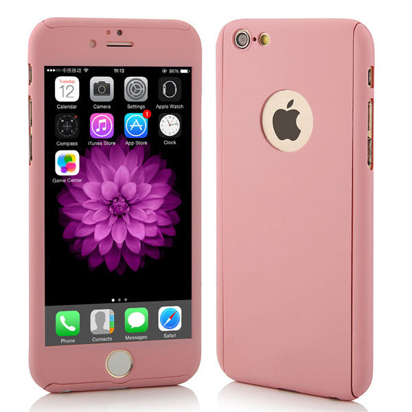 7 Plus 360 Case Full Body Protection Phone Cases For iPhone 7 7 Plus Armor 3 in 1 Hard Back Cover Funda Free Glass Screen Film - ilovealma