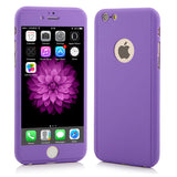 7 Plus 360 Case Full Body Protection Phone Cases For iPhone 7 7 Plus Armor 3 in 1 Hard Back Cover Funda Free Glass Screen Film - ilovealma