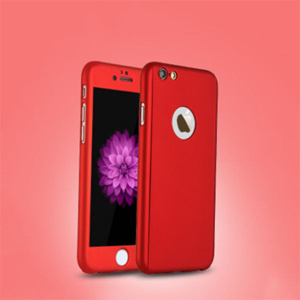 7 Plus 360 Case Full Body Protection Phone Cases For iPhone 7 7 Plus Armor 3 in 1 Hard Back Cover Funda Free Glass Screen Film - ilovealma