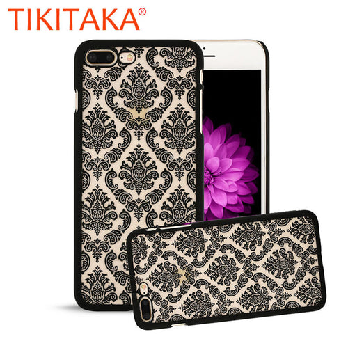 7 Plus Retro Palace Flower Case For Iphone 7 6 6s Plus SE 5 5s Fashion Vintage Floral Henna Paisley Mandala Phone Cases PC Cover - ilovealma