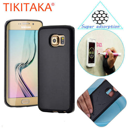 Anti-Gravity Phone Cases For Samsung Galaxy S4 S5 S6 S7 Edge Plus Note 5 Case Anti gravity Antigravity Nano Suction Cover Shell - ilovealma