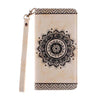 Coque For Huawei P8 Lite Phone Cases Datura Flowers Floral Book Flip 3D Relief Leather Case For Huawei P8 P9 Lite P9 Plus Cover - ilovealma