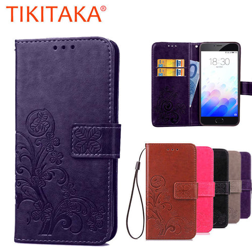 Coque For Meizu M3 Note Luxury Retro PU Leather + Soft Silicon Stand Card Holder Wallet Flip Case For Meizu Meilan Note 3 Fundas - ilovealma