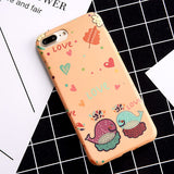 Cute Cartoon Bear Lion Fish Phone Cases For iphone 7 6 6S Plus Case High Quality IMD Soft TPU Silicone Rubber Back Cover Shell