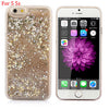 Hot! Bling Colorful Dynamic Liquid Glitter Sand Quicksand Star Hard Back Cover Clear Case For Iphone 5 5s SE 6 6s 6 Plus 6s Plus