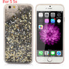 Hot! Bling Colorful Dynamic Liquid Glitter Sand Quicksand Star Hard Back Cover Clear Case For Iphone 5 5s SE 6 6s 6 Plus 6s Plus
