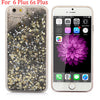 Hot! Bling Colorful Dynamic Liquid Glitter Sand Quicksand Star Hard Back Cover Clear Case For Iphone 5 5s SE 6 6s 6 Plus 6s Plus