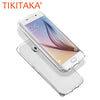 J3 J5 J7 Cover Clear TPU Case For Samsung Galaxy S7 S6 edge S5 S4 Note 5 4 3 Funda Ultra thin Soft Gel 360 Full Body Phone Cases