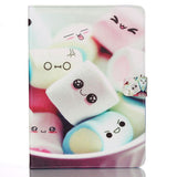 Leather Flip For Apple iPad air Fundas Cute Cartoon Floral Pattern Stand Wallet Case For iPad 5 Cover 9.7