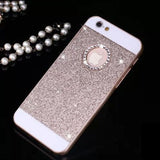 Luxury Bling Diamond Glitter Powder Phone Cases For iphone 7 6 6S Plus SE 5 5S Case Fashion Crystal Hard Plastic Back Cover Capa