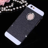 Luxury Bling Diamond Glitter Powder Phone Cases For iphone 7 6 6S Plus SE 5 5S Case Fashion Crystal Hard Plastic Back Cover Capa
