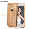 Luxury Agate Case For iPhone 6 6S Plus Fashion Bling Diamond Crystal Soft TPU GEL Back Cover Elegant Silm Shockproof Phone Cases