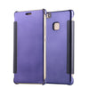 Luxury Flip Plating Mirror Case For Huawei Ascend P8 Lite Fundas Electroplating PC Hard Back Cover For Huawei P9 Lite G9 Coque
