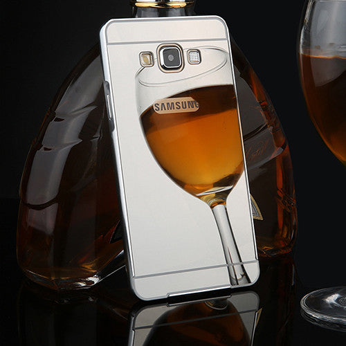 Luxury G530 Mirror Case 2 in 1 Plating Bumper Acrylic Mirror Back Cover Funda for Samsung galaxy Grand Prime G5308 G530H G5308W