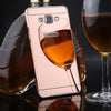Luxury G530 Mirror Case 2 in 1 Plating Bumper Acrylic Mirror Back Cover Funda for Samsung galaxy Grand Prime G5308 G530H G5308W