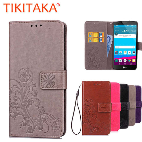 Luxury Leather Flip Case For LG G4 LGG4 Vintage Printing Funda Capa For LG G4 H815 H810 VS999 F500 Silicon Protector Back Cover